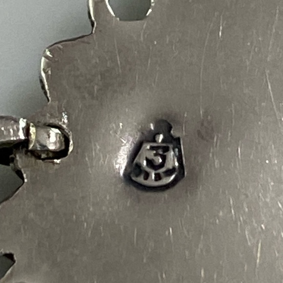 VTG Sterling Taxco Mexican Large Pendant & Pin - Picture 5 of 8